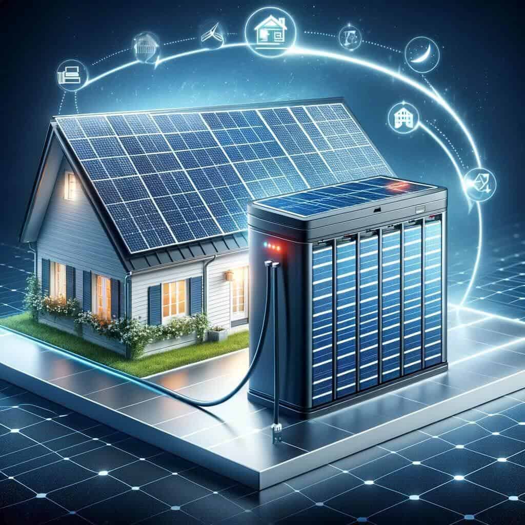 Sistemas de armazenamento de energia solar: Focando em uma solução de armazenamento de bateria solar em casa.