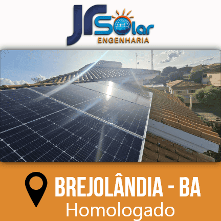 Homologação Energia Solar Coelba 10 Projeto em Brejolândia, Bahia