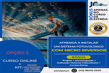 pacote curso de instalacao fotovoltaica